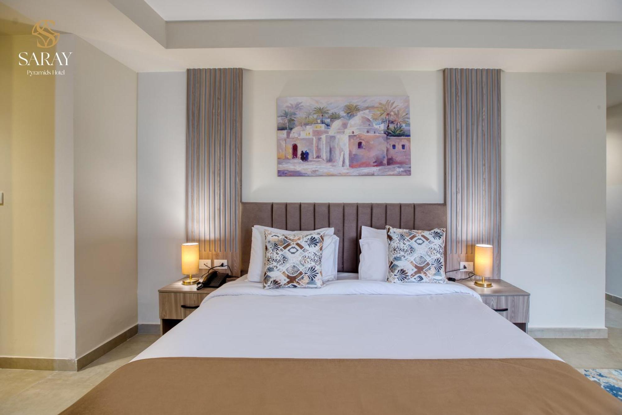 Saray Pyramids & Museum View Hotel Kafret el-Gabal Quarto foto